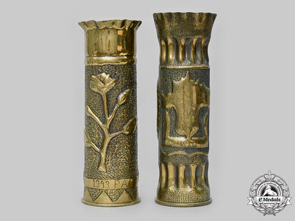 slovakia,_i_republic._a_pair_of_commemorative_trench_art_brass_shells_c2020_249_mnc2720