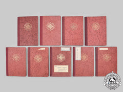 Germany, Daf. A Lot Of German Labour Front Membership Booklets