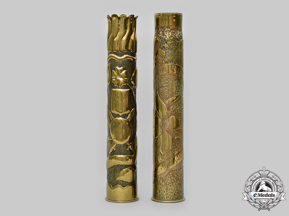 slovakia,_i_republic._a_pair_of_eastern_front_trench_art_brass_shells_c2020_257_mnc2736
