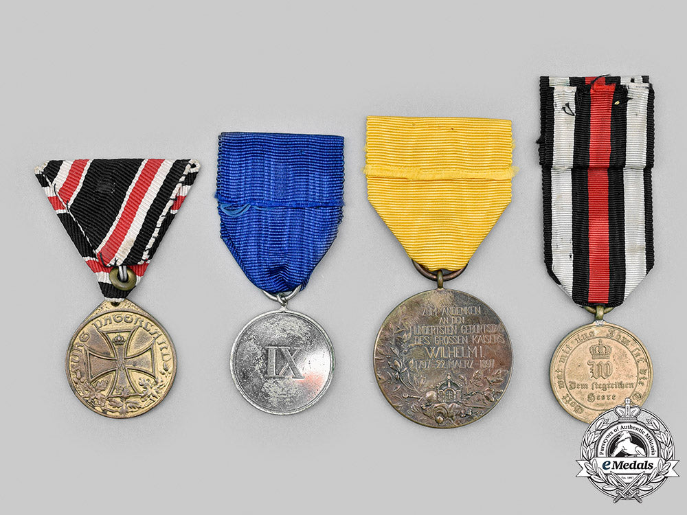 germany,_prussia._a_lot_of_four_medals_c2020_262_mnc2467