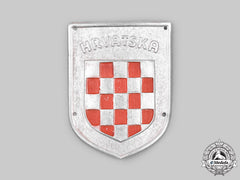 Croatia, Independent State. An Italian-Croatian Legion Badge C.1940