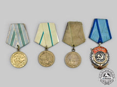 Russia, Soviet Union. A Lot Of Four Awards & Decorations