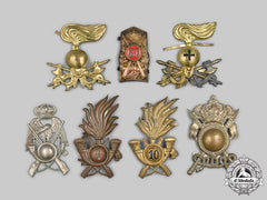 Italy, Kingdom. A Lot Of Seven Army Badges