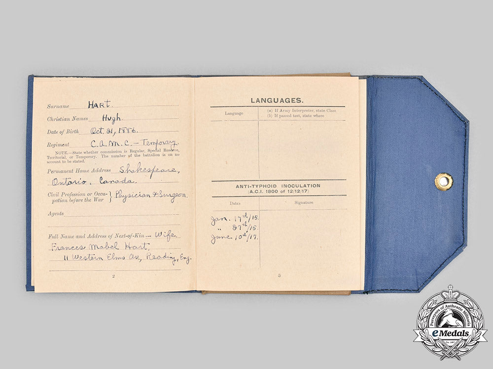 canada,_cef._an_officer’s_record_of_service_book&_document_to_military_cross&_bar_recipient_major_hart_c2020_282_mnc7137_1