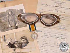 United Kingdom. An Extensive Album & Goggles To Rfc Flyer & King's Cup Air Race Casualty, 2Nd Lieut. Warwick