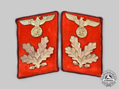 Germany, Nsdap. A Set Of Gau-Level Befehlsleiter Collar Tabs
