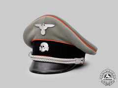 Germany, Ss. A Waffen-Ss Artillery/Assault Gun Officer’s Visor Cap