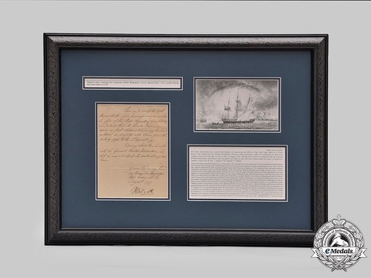 united_kingdom._a_letter_certifying_first-_lieutenant_charles_richardson's_service_aboard_hms_circe,_great_mutiny_of1797_c2020_3101_mnc1767