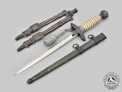 Germany, Luftwaffe. A Ii Pattern Officer’s Dagger With Etched Blade & Hanger, By Emil Voos