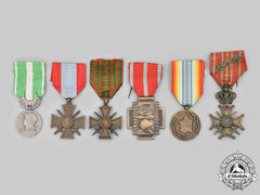 Belgium, Kingdom; France, Third Republic. A Lot Of Seven Awards