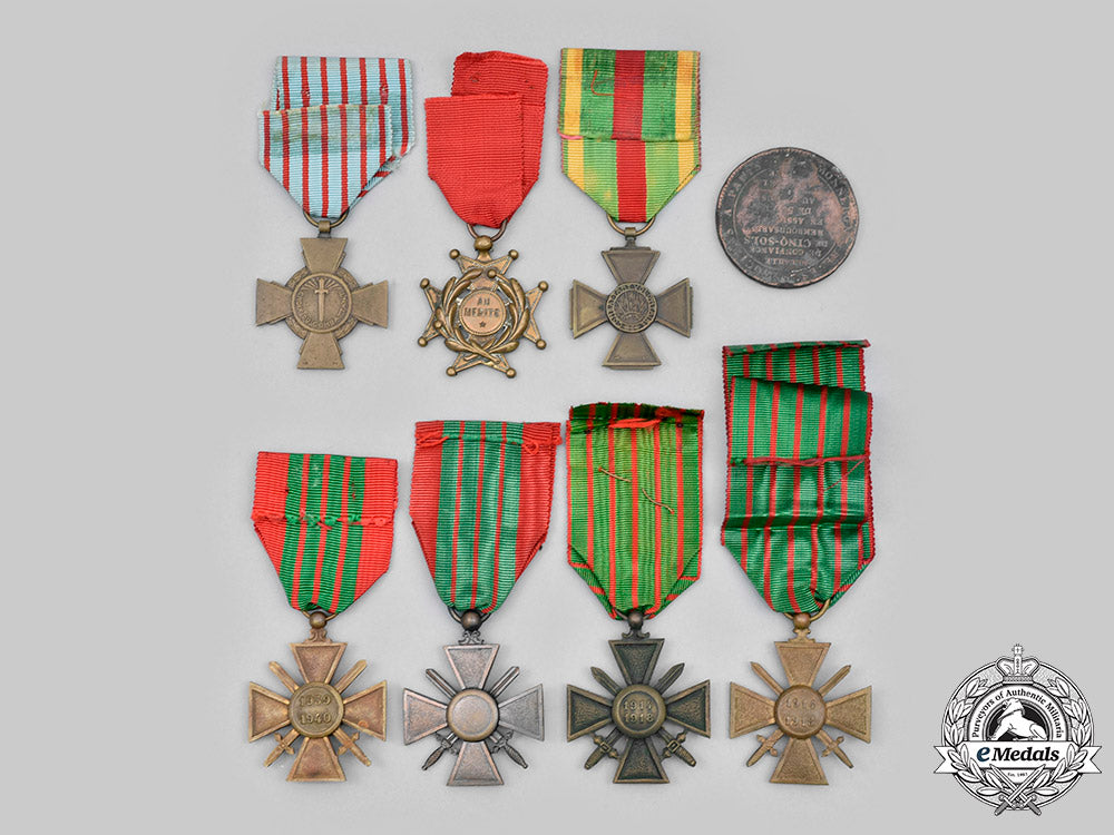 france,_iii_republic._a_lot_of_eight_awards_c2020_3191_mnc1049