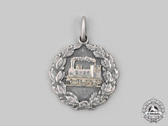 Poland, Republic. A Railway 25Th Silver Jubilee Medal 1877-1912