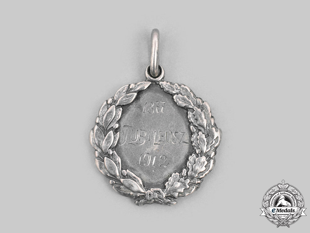 poland,_republic._a_railway25_th_silver_jubilee_medal1877-1912_c2020_3200_mnc1068_1