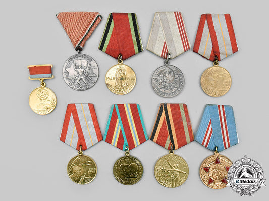 russia,_soviet_union;_hungary,_people's_republic;_ukraine,_ukrainian_soviet_socialist_republic._a_lot_of_nine_socialist_medals_c2020_324_mnc7280_1