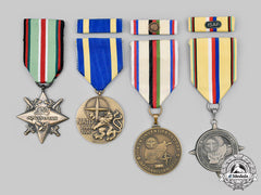 Czech Republic; Poland, Republic. A Lot Of Four Awards & Decorations