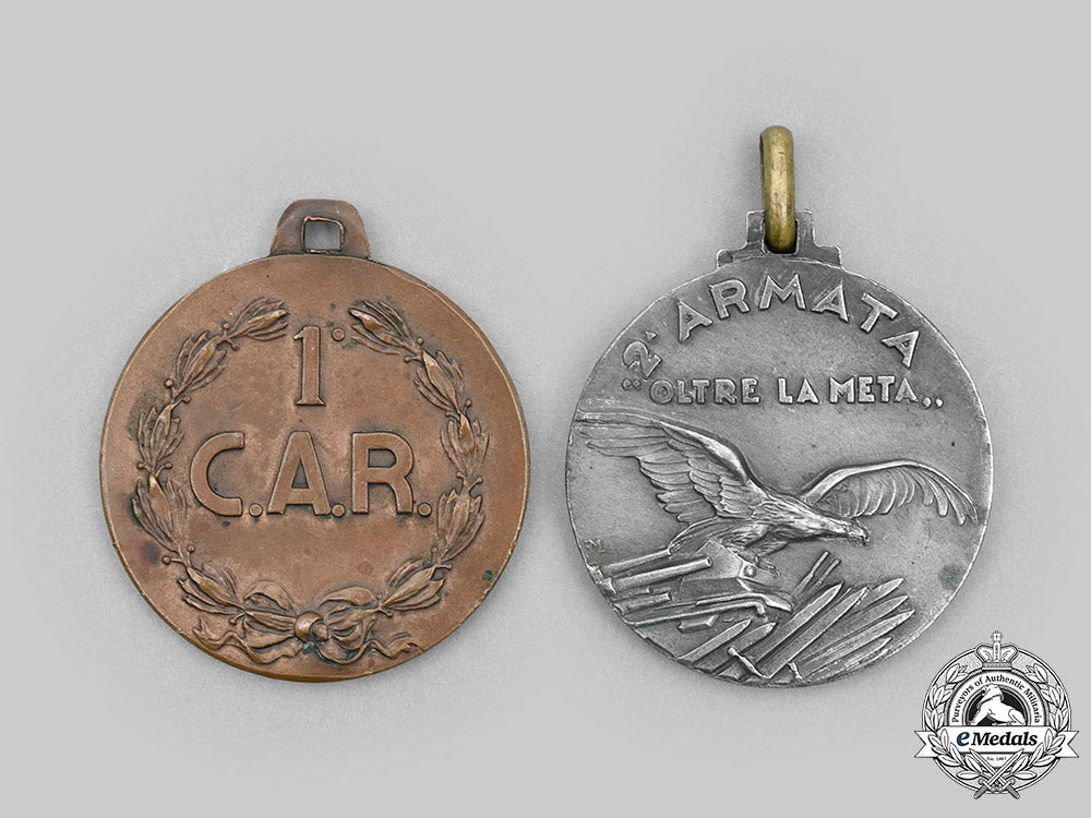 italy,_kingdom._two_army_campaign_medals_c2020_326_mnc6079_1