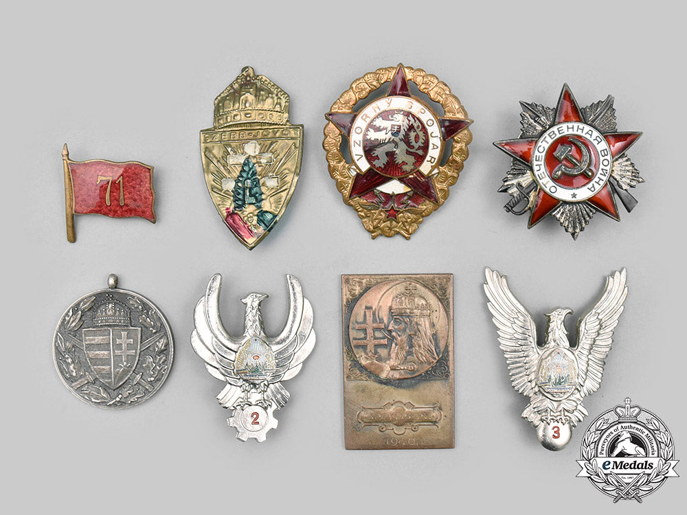 czechoslovakia,_socialist_republic;_hungary,_regency;_romania,_people's_republic;_russia,_soviet_union._a_lot_of_eight_military_items_c2020_328_mnc7290_1
