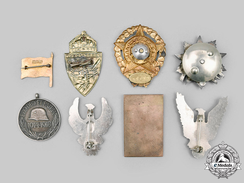 czechoslovakia,_socialist_republic;_hungary,_regency;_romania,_people's_republic;_russia,_soviet_union._a_lot_of_eight_military_items_c2020_329_mnc7292_1