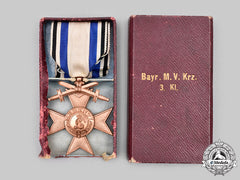 Bavaria, Kingdom. A Military Merit Cross, Iii Class With Swords And Case, C.1918