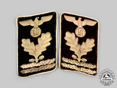 Germany, Nsdap. A Set Of Kreis-Level Oberabschnittsleiter Collar Tabs