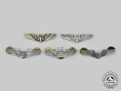United States. A Lot Of Five Air Force (Usaf) Dress Wings, C.1945