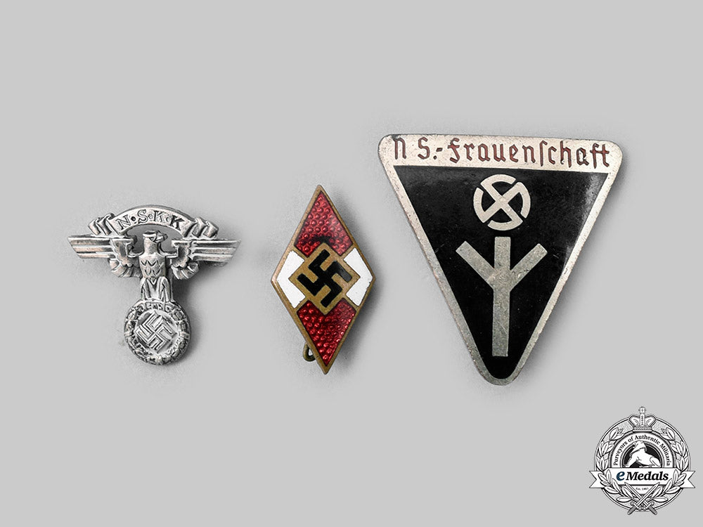 germany,_third_reich._a_lot_of_membership_badges_c2020_364_mnc2315