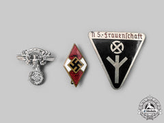 Germany, Third Reich. A Lot Of Membership Badges