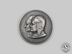 Germany, Weimar Republic. A Von Hünefeld & Hermann Köhl First Transatlantic Flight Medal 1928