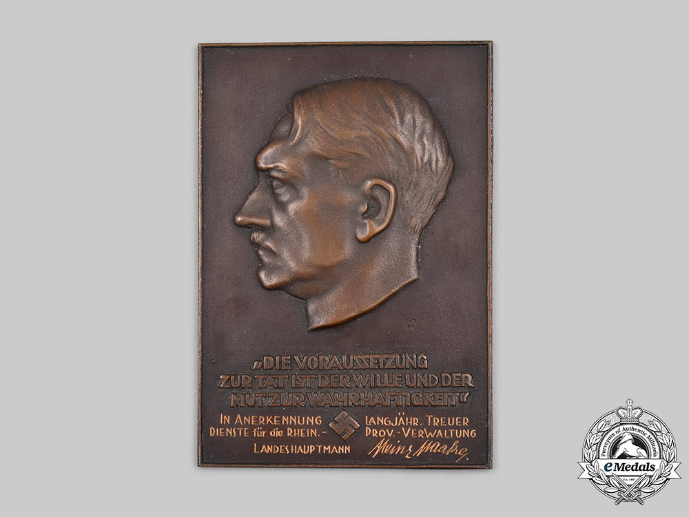 germany,_third_reich._a_commemorative_ah_wall_plaque,_with_landeshauptmann_heinz_haake_dedication_c2020_376_mnc3782