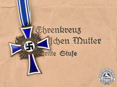 Germany, Third Reich. An Honour Cross Of The German Mother, Bronze Grade, By Maria Schenkl