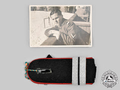 Germany, Heer. A Set Of Heer Flak/Artillery Officer Candidate Shoulder Straps, With Owner Photo