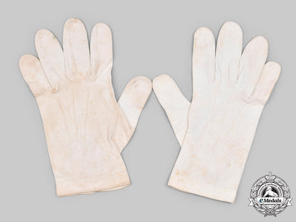 weisse handschuhe uniform Germany, Ss. A Pair Of Ss Officer's Dress Uniform Gloves – eMedals