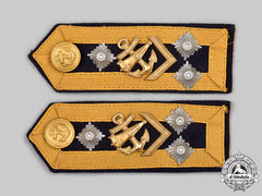 Germany, Kriegsmarine. A Set Of Defence Ordnance Artificer Stabsoberfeldwebel Shoulder Boards