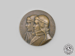 France, Iii Republic. A First Non-Stop South Atlantic Air Crossing By Joseph Le Brix &Dieudonné Costes Medal 1927