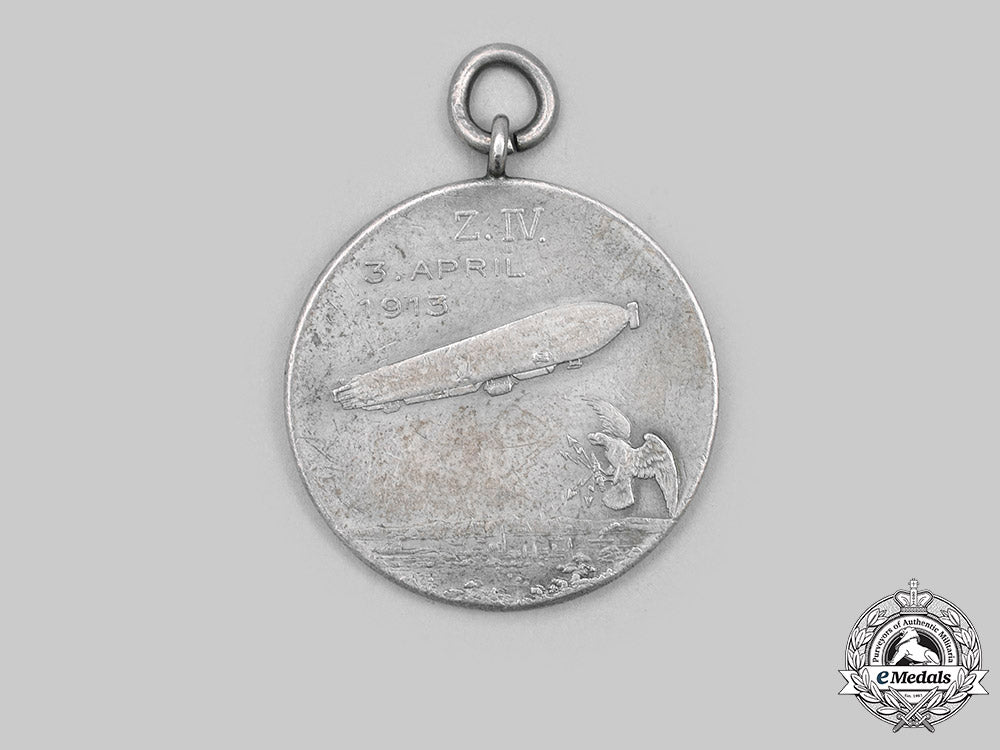 germany,_imperial._a_flight_of_z.iv.(_aka_lz16)_from_friedrichshafen_to_lunéville,_france_medal1913_c2020_410_mnc7496_1_1