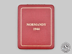 United Kingdom. A Normandy Campaign Medal Case