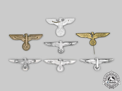 germany,_third_reich._a_mixed_lot_of_eagle_cap_insignia_c2020_415_mnc3970