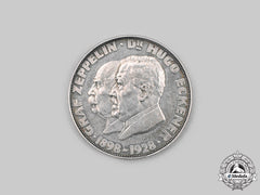 Germany, Weimar Republic. A Count Ferdinand Von Zeppelin And Dr. Hugo Eckener Lz 127 Graf Zeppelin Medal 1898-1928