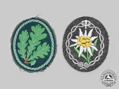 Germany, Heer. A Pair Of Sleeve Insignia