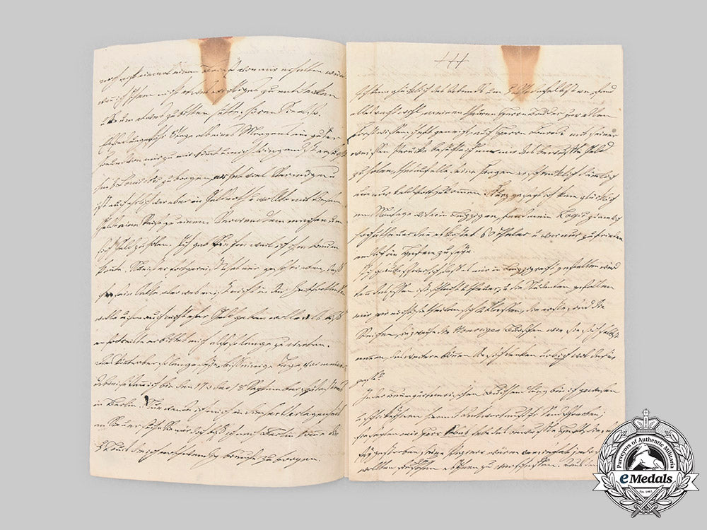 prussia,_kingdom._three_documents_to_second_lieutenant_fedor_von_luck,1807/1821_c2020_452_mnc9521_1
