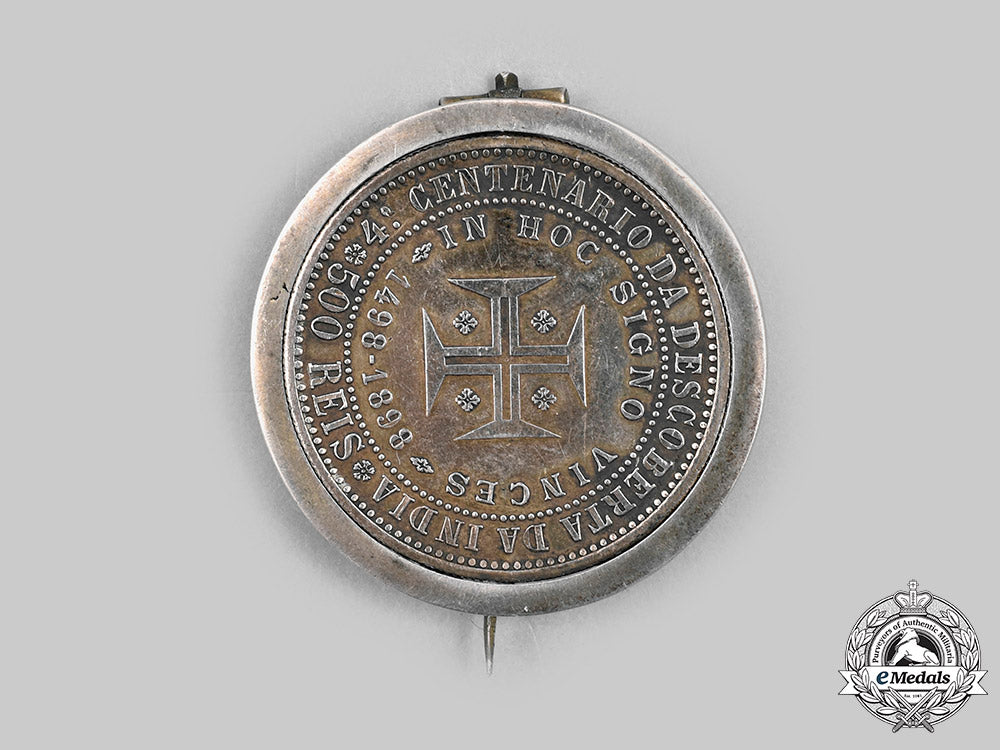 portugal,_kingdom._a_silver_badge_for_the400_th_anniversary_of_passage_to_india,1898_c2020_462_mnc1694_1_1_1