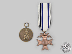 Bavaria, Kingdom. A Pair Of Service Medals