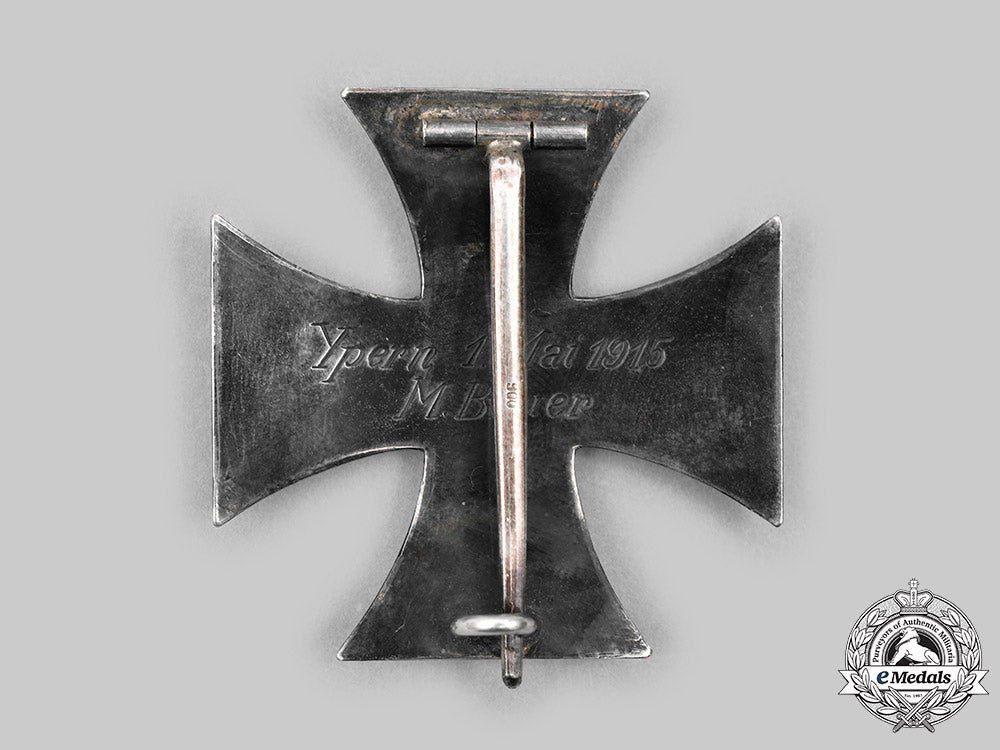 germany,_imperial._a1914_iron_cross_i_class_to_m._bauer,_ypres_engraved_c2020_492_mnc5080