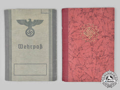 Germany, Wehrmacht. A Pair Of Identity Documents To August Lautter
