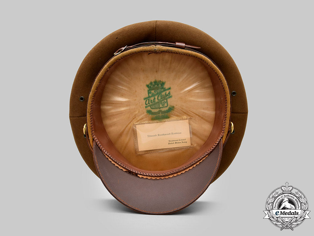 united_states._an_army_service_cap_for_general_officers,_named_to_lieutenant_colonel_edward_southward_robbins_c2020_506_mnc9844