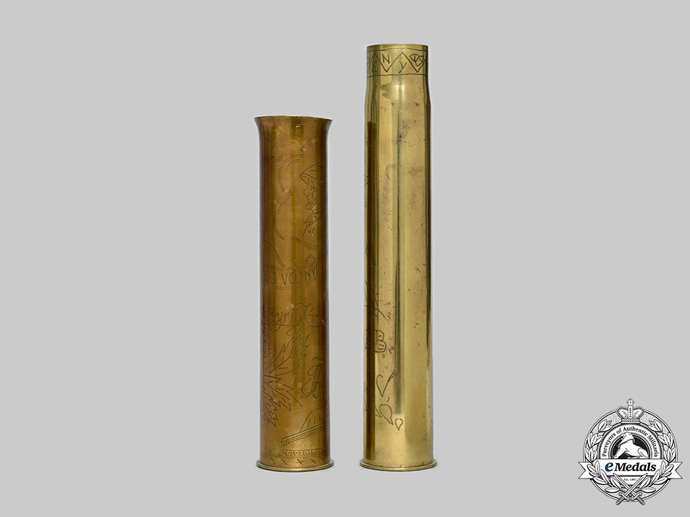 slovakia,_i_republic._a_pair_of_russian_front_trench_art_brass_shell_cases1943_c2020_512_mnc8722_1
