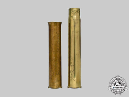 slovakia,_i_republic._a_pair_of_russian_front_trench_art_brass_shell_cases1943_c2020_512_mnc8722_1