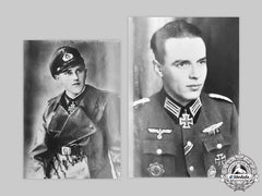 Germany, Heer. A Pair Of Postwar Signed Photos Of Knight’s Cross Recipients