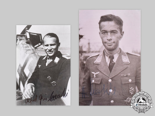germany,_luftwaffe._a_pair_of_postwar_signed_photos_of_knight’s_cross_recipients_c2020_516_mnc1470
