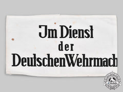 Germany, Wehrmacht. An Auxiliary’s Armband